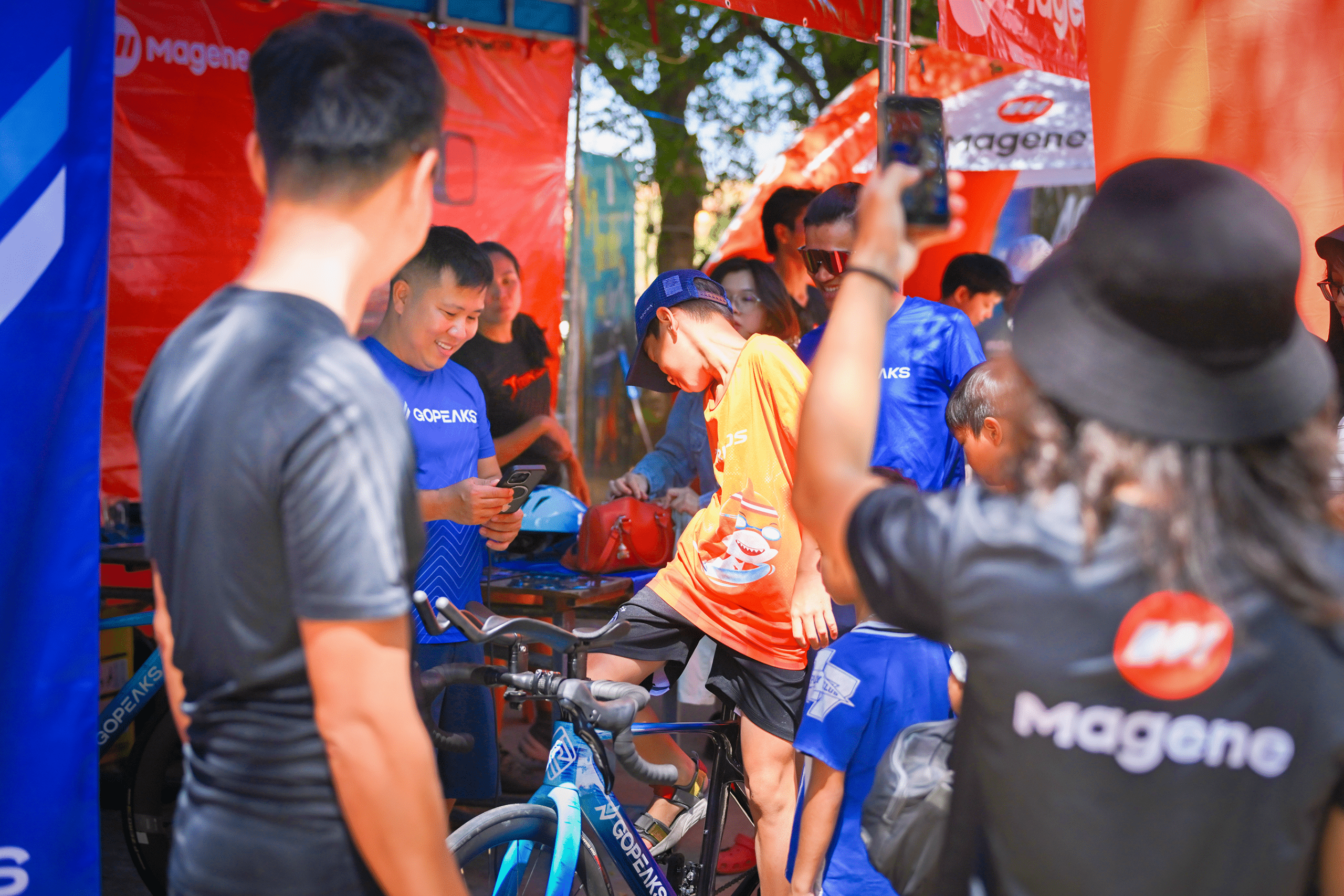 Gian hàng Magene tại khu Expo Vietnam FestTRIval 2026