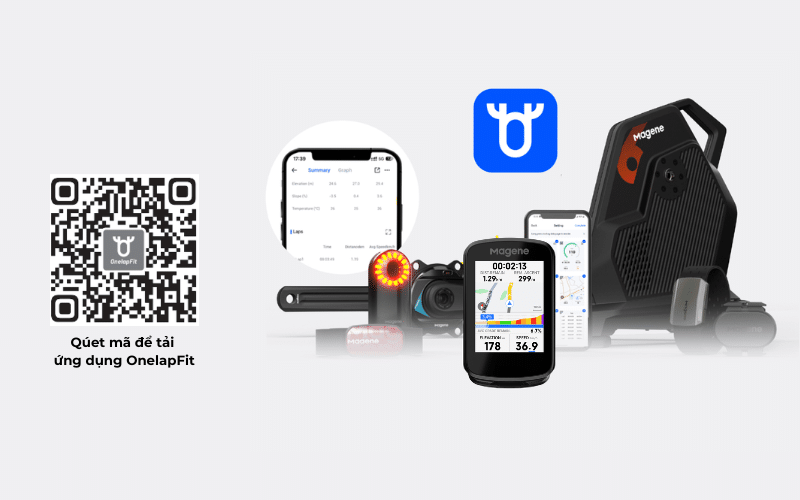 Hướng dẫn kết nối đồng hồ xe đạp Magene C606 V2 với app Onelapfit