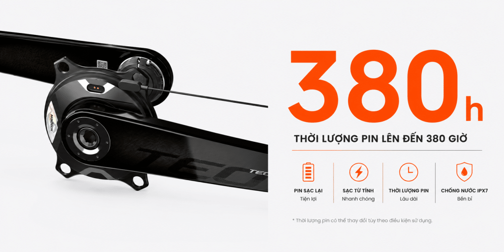 Magene TEO P515 thời lượng pin lên đến 380 giờ