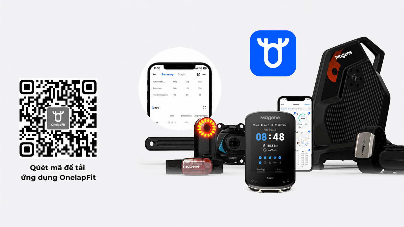Hướng dẫn kết nối với app OnelapFit